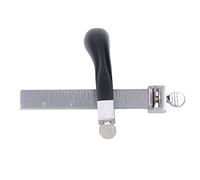 Haofy Coupe-Dentelle en Cuir avec Lame de 10,2 Cm de Large, Coupe de Précision avec Poignée en Aluminium pour l'artisanat du Cuir - Outil de Coupe de Bande de Portable pour Accessoires de Mode,