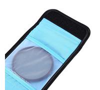 Haofy Coupe d'objectif de Filtre à 3 Plans, Sac de Rangement de Filtre à Caméra en Nylon Résistant aux Intempéries pour Carrés ou Ronds jusqu'à 86 Mm de Large et 100 Mm de Haut, Conception