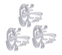 Haofy Coupes en Acier en Carbone Set Metal, Modèles de Coupe Droplettes d'eau Droplettes d'eau Compatibles avec la Plupart des Marques de Machines, Adaptées aux Orthographes, Xcut, etc. Très