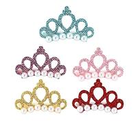 Haofy Coupons à Cheveux de Chien Mignon, épingles à Cheveux de la Couronne, 25 Pcs de Pinces à avec Plusieurs Couleurs, Adaptées aux Petits Chiens Moyens, Chats, Costume de Séance Photo, Accessoire