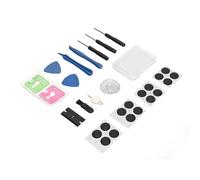 Haofy Coussinets de Pied pour Ordinateur Portable, Pieds de Boîtier Inférieur pour Ordinateur Portable Antidérapants Noirs Solides et Durables avec Outils de Réparation