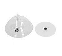 Haofy Couvercle de Dôme de Fumage en Acrylique Transparent de 25,4 Cm pour Fumoir à Froid - Infuseur de Fumée Compatible avec les Générateurs pour Présentation de Cocktails, Desserts, Gastronomie