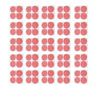 Haofy Couvercles de Dosettes de café de 37 Mm de Diamètre pour Capsules Standard, 100 Couvercles en Aluminium avec Languette de Traction et Joint Autocollant pour Brassage à Domicile, Petites (rouge)