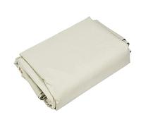 Haofy Couverture de Bobine Solaire de Piscine, Housse de Protection en Taffetas de Polyester Imperméable, 192,9x37,8 Pouces, Crème, pour Piscines Creusées (M:550 * 96 cm)