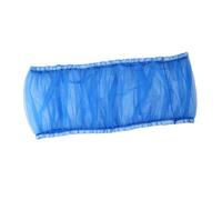 Haofy Couverture de Cage à Oiseaux de Grande Taille, Tissu en Nylon Doux, Récupérateur de Graines Réglable, 52 à 98,4 Pouces de Long, Idéal pour Les Perroquets et Les Petits Oiseaux (Blue)