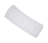 Haofy Couverture de Cage à Oiseaux de Grande Taille, Tissu en Nylon Doux, Récupérateur de Graines Réglable, 52 à 98,4 Pouces de Long, Idéal pour Les Perroquets et Les Petits Oiseaux (White)