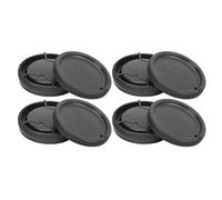 Haofy Couverture en Plastique Dur de 4pcs pour Le Corps de L'appareil Photo assemblé, Lentilles la Caméra Noire à l'avant et à L'arrière, Contre la Poussière pour Les Photographes