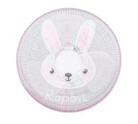 Haofy Couverture Rond de la Poussière de la Protection des Ventilateurs électriques pour le Couvercle de sécurité Anti-poussière, Accessoires de Ventilateurs Pratiques et élégants (lapin S)