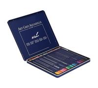 Haofy Crayons de Couleur Solubles dans l'eau, Fournitures de Dessin de qualité Artiste, Crayons Aquarelle Pré-aiguisés 24 Unités pour un Usage Scolaire (24 couleurs)