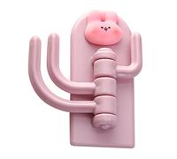 Haofy Crochets Muraux en Forme d'animal, Montage Adhésif Puissant pour les Locataires, Aucun Dommage au Mur avec 3 Crochets Rotatifs, Organise les Clés, les Serviettes dans les Cuisines, les Salles