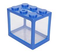 Haofy Cube de Glace à Barre Double 1L à Double Paroi Vivarium Cube Empilable, Trou de Perspective, Aquarium LED pour Leser