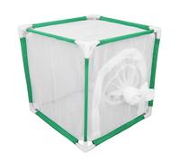 Haofy Cube en pour Cage d' de Papillon avec Deux Portes, Conception Spacieuse de 11,8 Pouces pour Une Observation sans Effort, Portable, Intérieur et Extérieur, Utilisation éducative, Activités