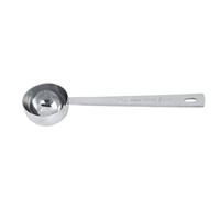 Haofy Cuillère à café en Acier Inoxydable de 30 Ml avec Long Manche pour Cuisine, Bar, café, Utilisation Précise, capacité de 30 Ml, Grains, Lait en Poudre, Assaisonnement, Lisse du Bol (15ML)