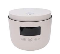 Haofy Cuiseur à Riz Antiadhésif Multifonctionnel avec Panier Vapeur pour Nouilles Ramen et Soupe, 3 L, 500 W, Programmation 24 H (Prise UE)