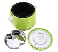 Haofy Cuiseur à Riz électrique Portable 12V 100W 1,3L pour Voiture et | Matériau PP Sûr de qualité Alimentaire, Revêtement Antiadhésif Facile à Nettoyer, Conception à Double Boucle étanche,