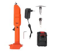 Haofy Cultivateur électrique sans Fil avec 4 Dents en Acier, Poignée Ergonomique, Motoculteur pour Parterres de Fleurs, Potagers et Petites Exploitations Agricoles (Prise UE)