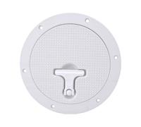 Haofy de Pont Marin Rond 6 Pouces, Poignée Pivotante Antidérapante, pour | Ouverture Extérieure de 21 Cm, Ouverture Intérieure de 15 Cm, Poignée Antidérapante, Fermeture Sécurisée, Dessus Amovible,