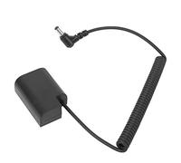 Haofy Décodeur Complet de Batterie Factice DC vers DMW-DCC12, Parfait pour Caméra GH3 GH4 GH5 GH5S, Noir, 1 Pièce