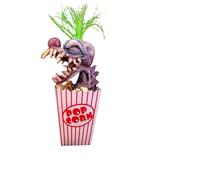 Haofy Décoration d'Halloween de Clown de Pop-corn sculpté à la Main, Sculpture en Résine Effrayante, Décoration de Maison d'horreur (Haofy5zrbyxgc3o-10277229)