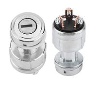 Haofy Démarreur D'allumage Universel 12 V/24 V avec 2 Clés, en Alliage de Zinc Haute Résistance, pour Voiture, Moto, Bateau, Tracteur, Camion, Tondeuse à Gazon, Chariot, générateur.