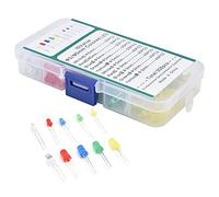 Haofy Diodes de Lumière LED de Haute qualité Rectifient les Circuits de Stabilisation de Courant pour les Appareils Ménagers 300 Pièces 5 Couleurs Ampoules D'éclairage pour les Pièces de Composants