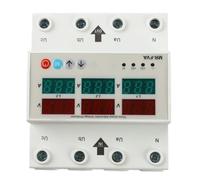 Haofy Disjoncteur Intelligent de Protection de Tension Réglable pour la Protection des Circuits pour Les Usines, Les Centres Commerciaux et Les Crèches Boîtier en Plastique PC pour 3 Phases (100A)