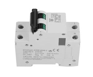 Haofy Disjoncteur Miniature DC 2P 250 V, Protection à Fermeture Rapide pour Système de Grille de Panneaux Solaires, 25 A/40 A Blanc C65H-DC 3,1 X 2,8 X 1,4 Pouces 197 G ~ 207 G (40A)