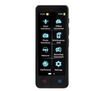 Haofy Dispositif Portable avec Traducteur Vocal avec Technologie Chatt Améliore la productivité et L'apprentissage, en Plastique électronique 134 Langues Taille de L'écran 4.2 Pouces (Black)