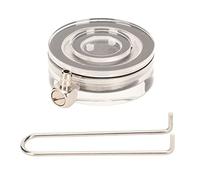 Haofy Disque de Pierre à Air pour Aquarium, Anti-colmatage, Diffuseur à Bulles Transparent, Augmente L'oxygène pour l'eau Douce et Salée (S)