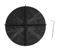 Haofy Disque D'épandage de Remplacement de 8 Pouces pour ATVS15A UTVS16, Plateau Tournant en ABS avec Vis de Réglage pour Engrais de Graines de Sel, Motif de Propagation Uniforme pour