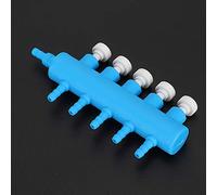 Haofy Distributeur de Contrôle d'air d'Aquarium, Valve de Pompe à Air Robuste, 2 Séparateurs 'oxygène à 2 Voies pour Aquarium (Un Point et Cinq)