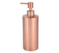 Haofy Distributeur de Savon à Vaisselle en Cuivre 304 en Acier Inoxydable Bouteille de Savon en Or Rose, Bouteille de Savon Liquide de Pompe à Main de Comptoir de Salle de Bain de Cuisine(550ML)