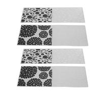 Haofy Dossiers de Gaufrage, 4pcs Design Unique Concave Convex Texture Modèle de Plaque de Relief pour Carte de Cartes Flower Scrapbook Photo Album Craft Decoration