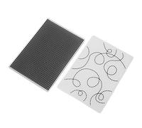 Haofy Dossiers de Gaufrage pour la Fabrication de Cartes et le Scrapbooking avec Modèles de Conception Surélevés Compatibles avec les Machines à Gaufrer Populaires, Moule en Plastique pour la