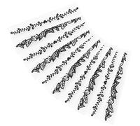 Haofy Dossiers de Gaufrage pour la Fabrication de Cartes, Matière Plastique, Ensemble de 10 Pièces avec Motifs Rectangulaires pour Papier cartonné et Papier Kraft, Compatibles avec et Spellbinders