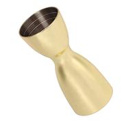 Haofy Double Jigger à Cocktail, Double Tasse à Mesurer l'alcool en Acier Inoxydable pour un Barman Précis, Prise en Main Confortable, pour l'installation d'un Bar à Domicile et les Mixologues