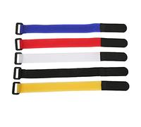 Haofy DUUTI Pompe à Vélo Ruban Fixe Réglable Sangle Durable pour Accessoires de Cyclisme 25 Cm Rouge Jaune Bleu Blanc Noir