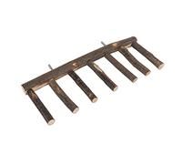 Haofy Échelle en Bois Vogel de L'échelle de Barre de Perroquet Stable Stable pour Petit Conducteur d'escalade en Bois Moyen-Paralyzilique, en Soutient Divers (7 Étape)