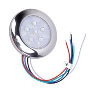 Haofy Éclairage LED Marin IP68 12V, Lampe de Pont RGBW en Acier
