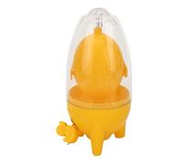 Haofy Egg Scrambler Démarrage par Traction en 1 Seconde avec Coussinet en Silicone de qualité Alimentaire pour un Mélange sécurisé Mélangeur d'œufs Manuel pour Cuisine, Camping-car, Petits (YELLOW)