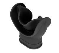 Haofy Embout de Tuba, Embout de Régulateur de Plongée Universel, Silicone de qualité Alimentaire Souple et élastique avec Attache pour la Plongée Libre (Black)