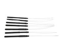 Haofy Enfile-aiguille pour Extension de Cheveux, Outil de Bricolage de Cheveux Facile à Utiliser, 7 Pièces, Outils D'extension de en Plastique pour la Maison