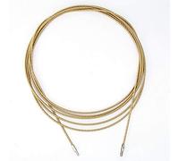 Haofy Enfile-fil D'électricien, Outil D'extraction de Câble à Ressort Solide pour Câblage à Angle Droit pour les Professionnels de L'installation de Câbles 10M (Acier à ressort 2)