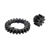 Haofy Engrenage à éperon et Pignon en Acier Endurcis pour Les Pièces de Mise à Niveau de la Voiture E 2.0 RC, Le Fonctionnement en Douceur et la durabilité Durable pour Les Passionnés (10T)