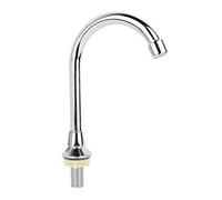 Haofy Ensemble Complet de Robinet à pédale Mains Libres, clapet de Pied + Robinet d'eau + Couvercle décoratif, Robinet de Commande au Pied de Laboratoire sans à Montage au Sol