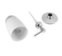 Haofy Ensemble d'accessoires de Salle de Bain 4 Pièces, Comprenant Un Distributeur de Savon et Un Porte-Brosse à Dents, Un Ensemble d'organisation Moderne avec Porte-Savon de Drainage, Idéal pour