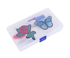 Haofy Ensemble D'Aiguilles à Poinçonner de qualité avec Aiguilles Interchangeables pour les Projets de Couture et D'artisanat de Bricolage