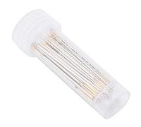 Haofy Ensemble D'Aiguilles à Point de Croix avec Boîte de Rangement, 100 Aiguilles à Coudre en Métal à Grand Chas pour Broderie, Aiguilles Durables et Faciles à Enfiler pour les Projets de Couture