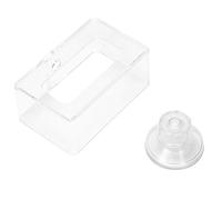 Haofy Ensemble d'anneaux d'alimentation pour Poissons, 2 Pièces, Distributeur de Nourriture Flottant en Acrylique pour Aquariums de Poissons Rouges Betta, Facile à Utiliser avec Une Forte