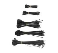 Haofy Ensemble de 550 Attaches de Fil électrique de Haute qualité pour une Liaison Ferme et Pratique pour le Bureau, la Maison, L'atelier, le Chantier de Construction avec un Matériau en Nylon (BLACK)